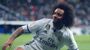 Marcelo en el Bernabéu