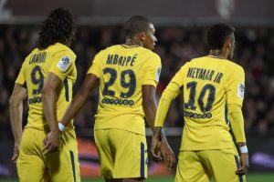Mbappé, Cavani y Neymar