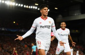 Luis Fernando Muriel y correa con el Sevilla