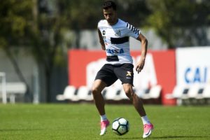 Nilmar con el Santos