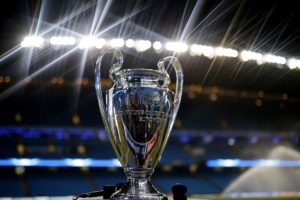 Orejona en un partido de la Champions