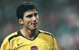 Perla Reyes con el Arsenal