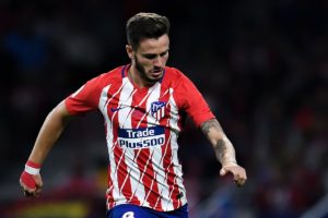 Saúl Níguez con el Atlético de Madrid
