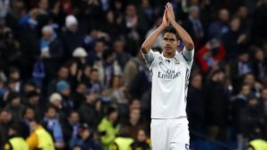 Varane con el Madrid