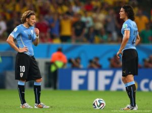 cavani y forlan en uruguay