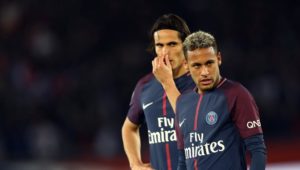cavani vs neymar en el psg