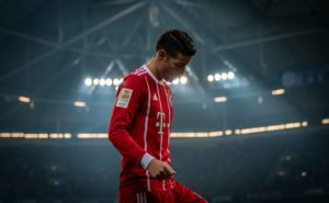 james rodriguez y la mejor foto con la camiseta del bayern munich