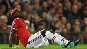 lesión de pogba en el manchester united