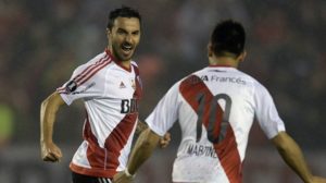 Scocco metió cinco goles y tuvo el mejor partido de su vida contra Jorge Wilstermann.