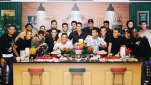 cumpleños de thiago silva con neymar y sin cavani
