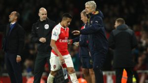 Alexis con Wenger