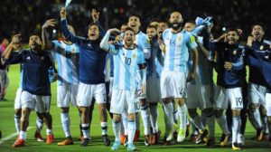 Argentina celebrando