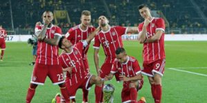 Bayern celebrando