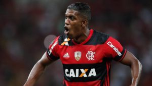 Berrío con Flamengo