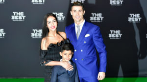 CR7, Cristiano Jr y Georgina en The Best