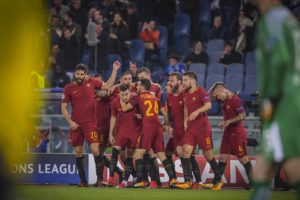 celebracion gol de el shaaarawy-roma
