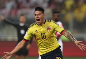 James con Colombia