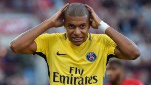 Kylian Mbappé con el PSG