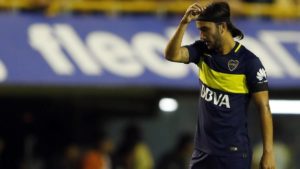Sebastián Pérez con Boca