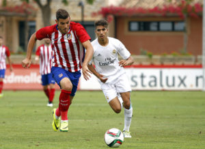 Theo con el Atlético