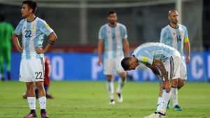 Derrota de argentina