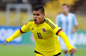Cucho Hernández con Colombia