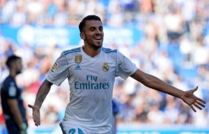 Dani Ceballos con el Real Madrid