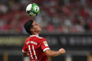 James con el Bayern