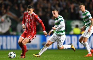 James Rodríguez con el Bayern Múnich