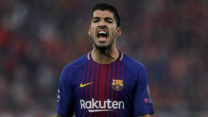 Luis Suárez con el Barcelona
