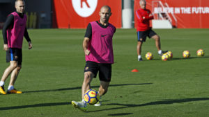 Mascherano con el Barca