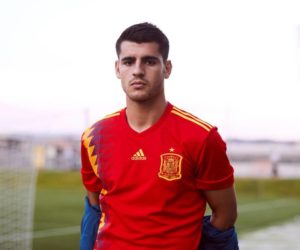 Morata con la nueva casaca