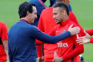 Neymar y Emery
