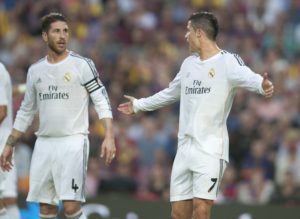 CR7 con Ramos