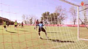 golazo de falcao en entrenamiento con el mónaco