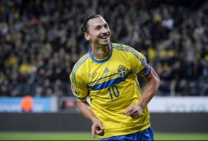 Ibrahimovic con Suecia