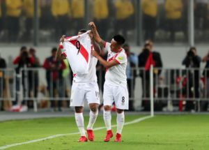 La dedicatoria del gol de Jefferson Farfan fue a su amigo desdé que eran niños Paolo Guerrero.