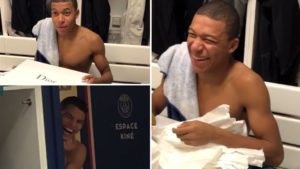 El vestuario del PSG sigue 'troleando' a Mbappé. OJO al regalo de Thiago Silva: