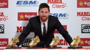 Messi suma su cuarta bota de oro