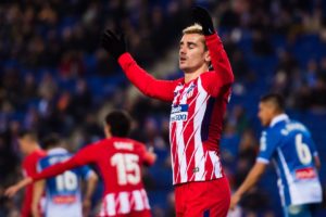 Griezmann con el Atlético