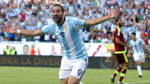 Higuaín ante Venezuela