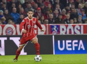James con el Bayern Múnich