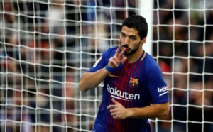Luis Suárez con Barcelona