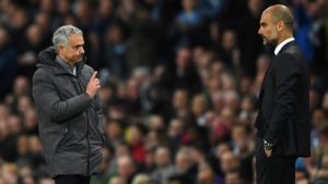 Pep con Mou en Inglaterra