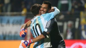 Romero y Messi