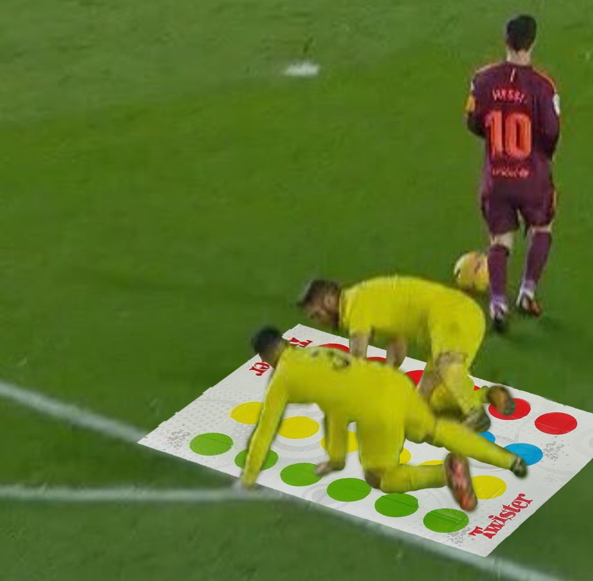 MEME Messi gol villareal barcelona