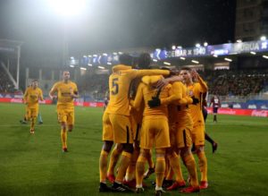 Atlético en campo del Eibar