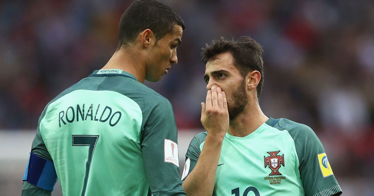 Bernardo Silva comparó de De Bruyne con CR7