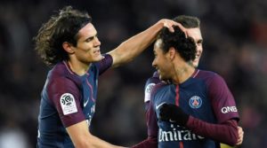Cavani y Neymar con París