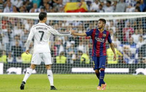 Cristiano y Neymar en 'El Clásico'